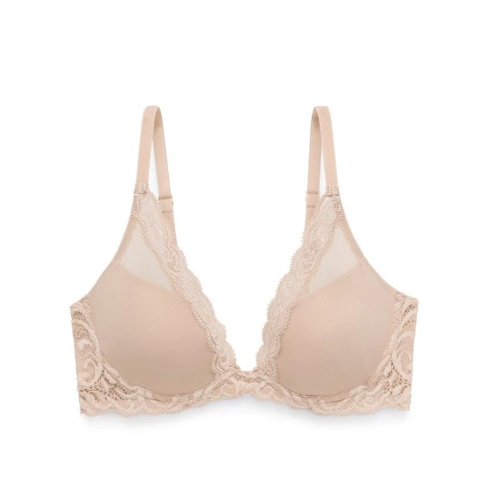 Natori Nude Plunge Feather Bra